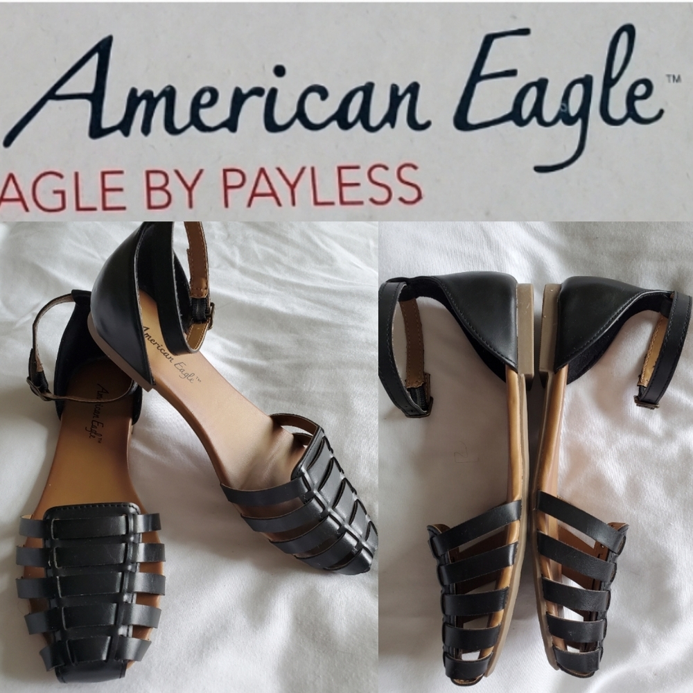 American Eagle Payton Black Sandals